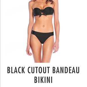 Vix Black Cutout Bandeau Top